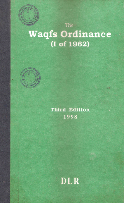 The Waqfs Ordinance (I of 1962)